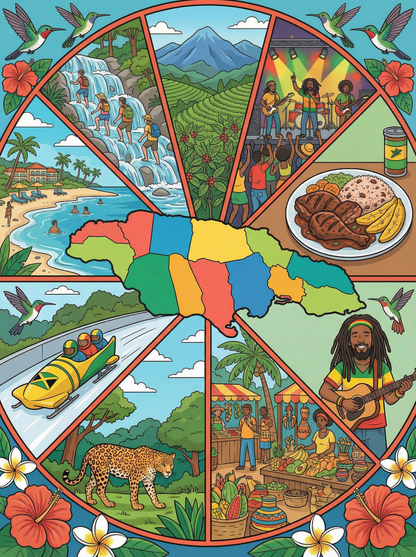 Jamaica Island Rhythm (Diamond Painting) Diamond Painting kit
