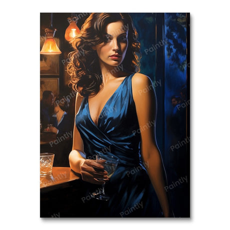 Sultry in Blue (Diamond Painting) Diamond Painting kit