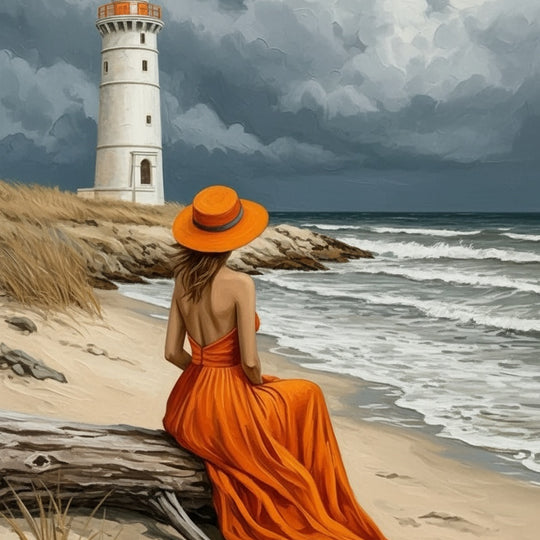 Lady by the Lighthouse