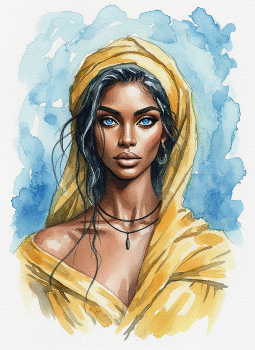 Azure Veil (Board Canvas)