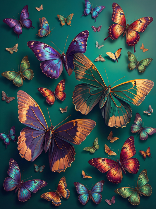 Radiant Butterfly Garden