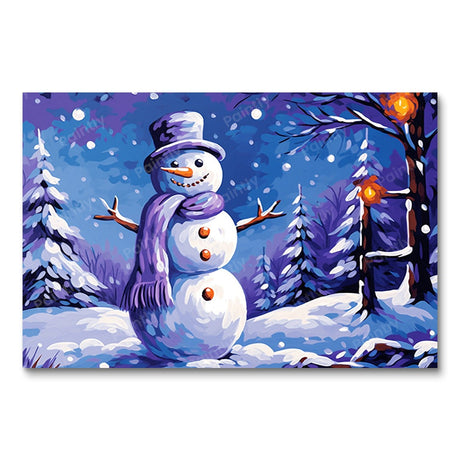 Snowman's Grace People Paint by Numbers kit