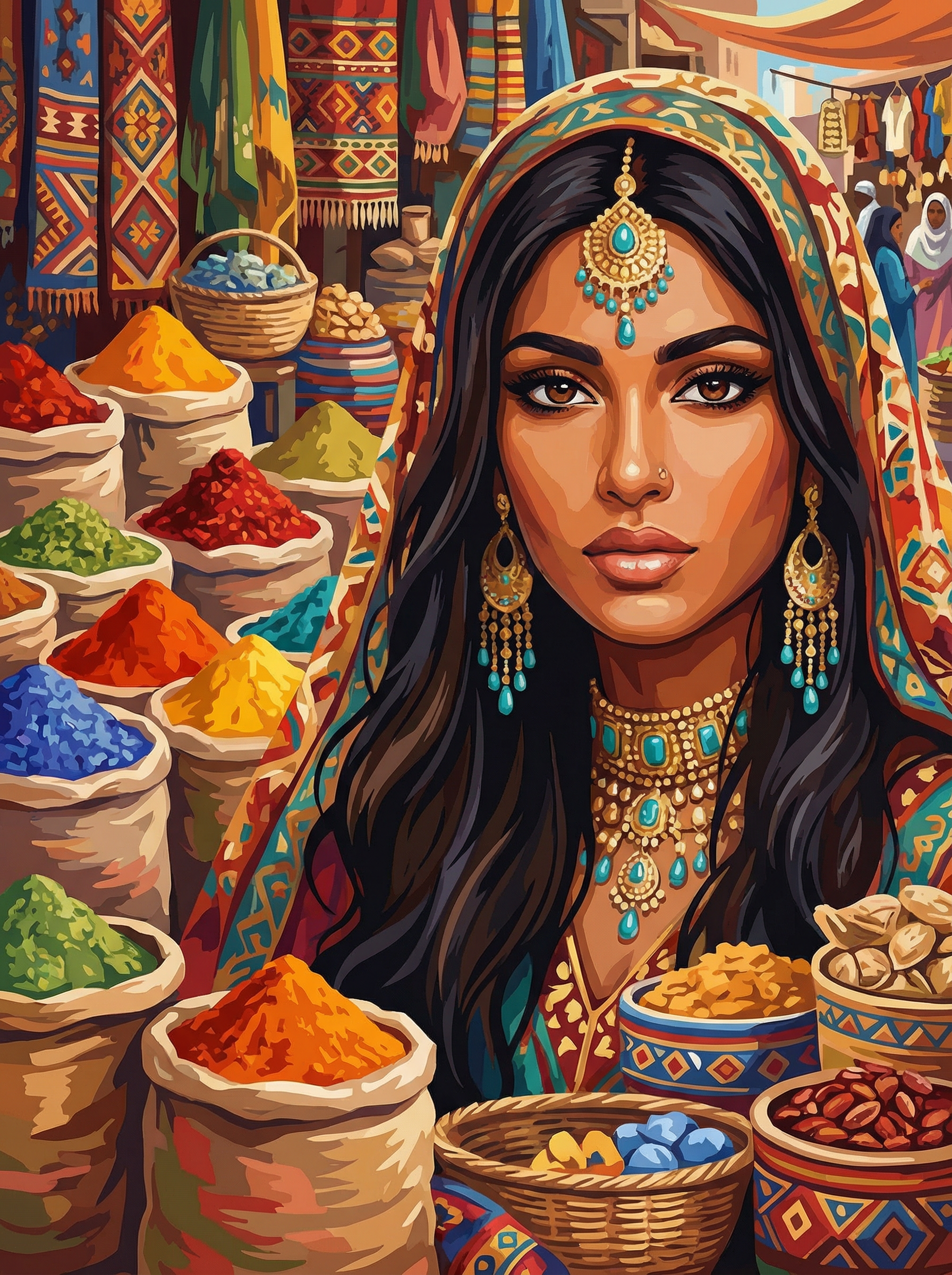 Spice Market Muse (100 Color Diamond Painting) Diamond Painting kit