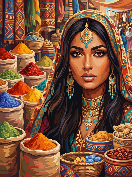 Spice Market Muse (100 Color Diamond Painting) Diamond Painting kit