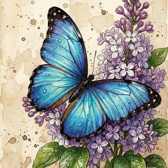 Lilac Bluewing Serenity