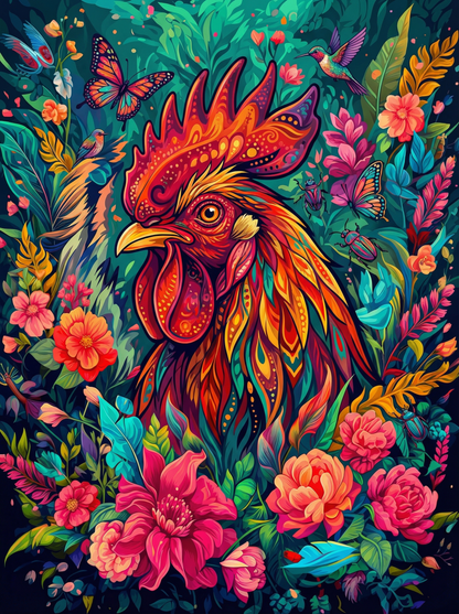 Jungle Bloom Rooster