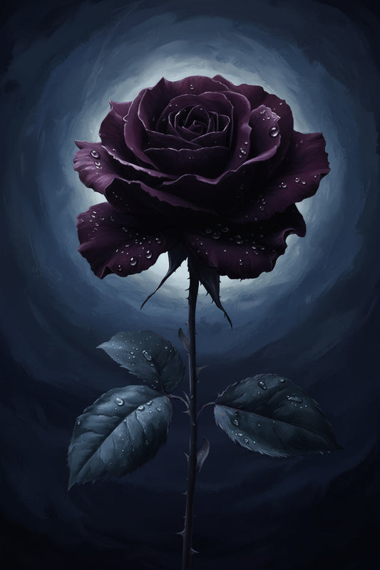 Eclipse Rose (Board Canvas)