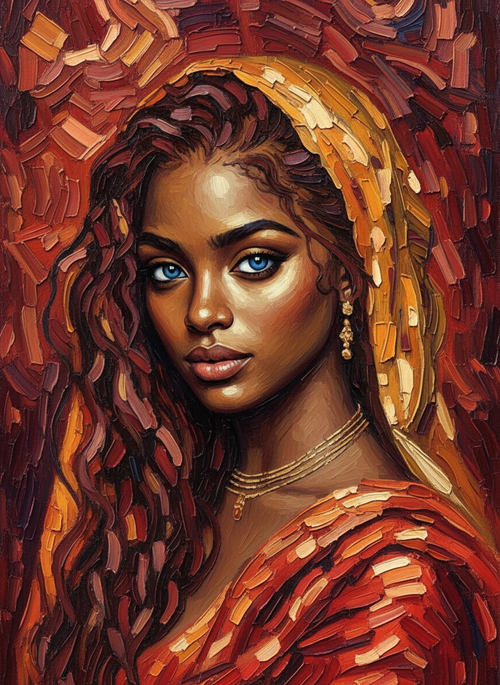 Ember Eyes (Board Canvas)