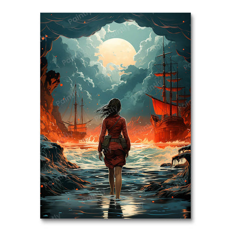 Oceanic Encounter (Diamond Painting) Diamond Painting kit