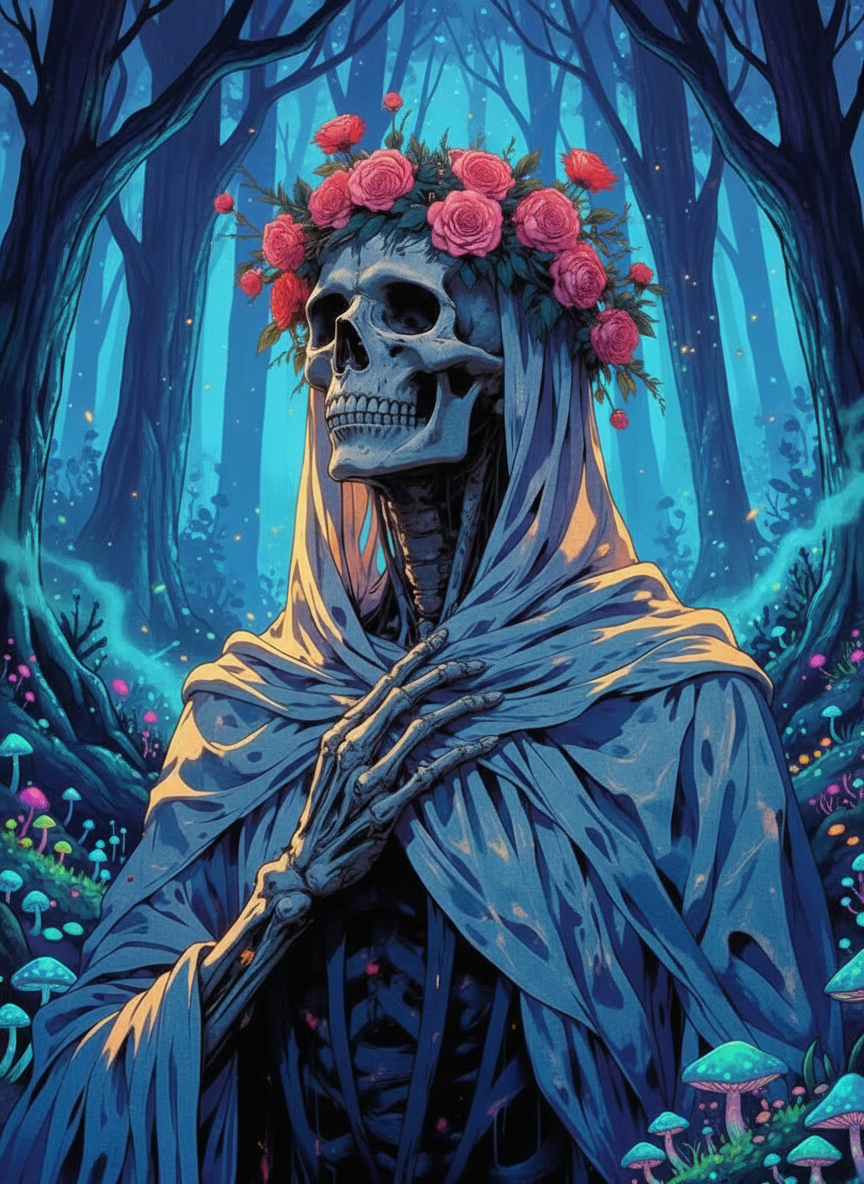 Queen of Shadows (Board Canvas)