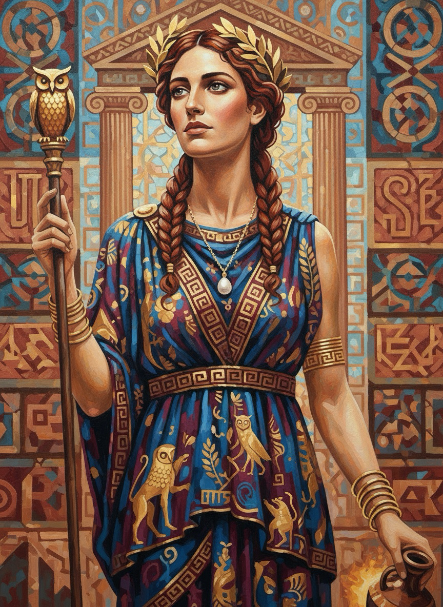 Athena’s Wisdom (100 Color Diamond Painting) Diamond Painting kit