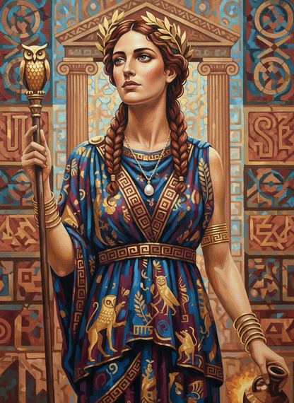 Athena’s Wisdom (100 Color Diamond Painting) Diamond Painting kit