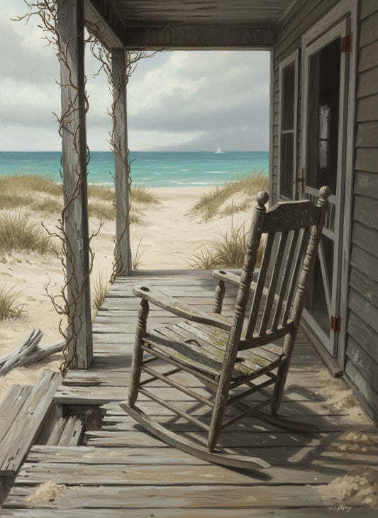 Weathered Porch (Board Canvas)