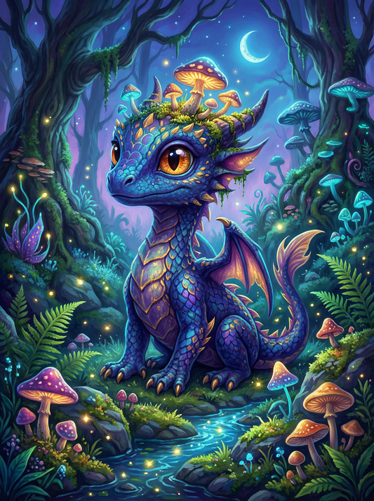 Moonlit Mushroom Dragon (80 Colors)