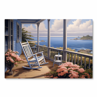 Chairs by the Waterfront (Diamond Painting)