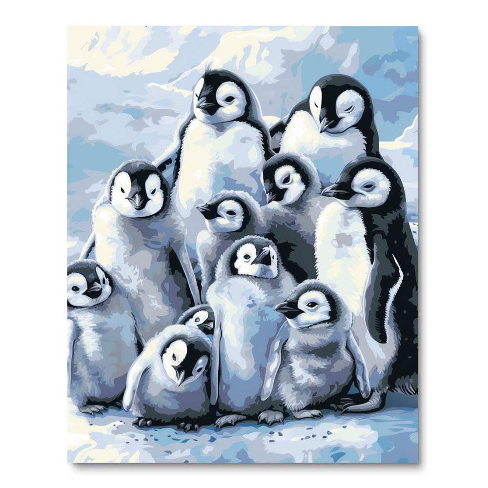 Adorable Penguin Pals (Diamond Painting) Diamond Painting kit