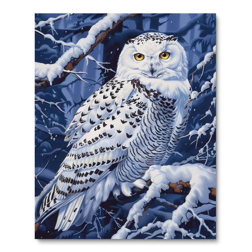 Arctic Owl (Diamond Painting) Diamond Painting kit
