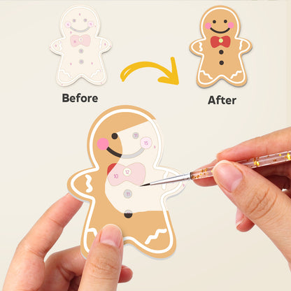 Xmas Letter Sugar Cookies fridge magnets – image 2
