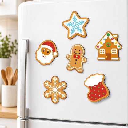 Gingerbread Man and Star Cookies fridge magnets – image 3