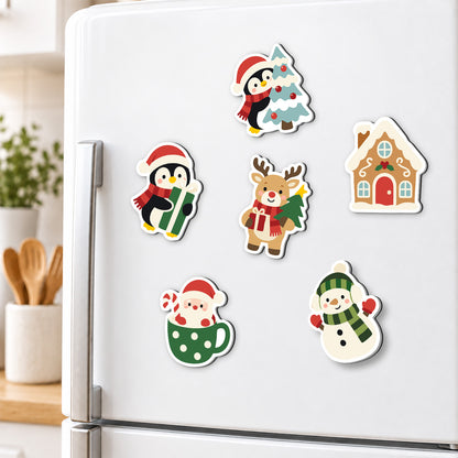 Penguin Pals and Santa Mug fridge magnets – image 3