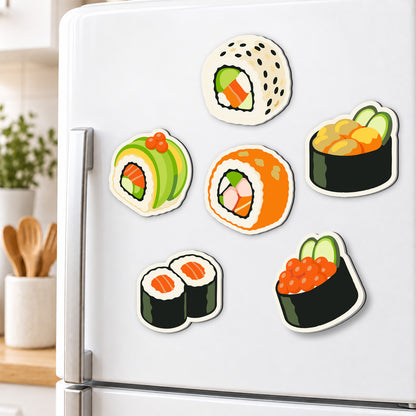 Avocado Roll and Salmon Maki fridge magnets – image 3