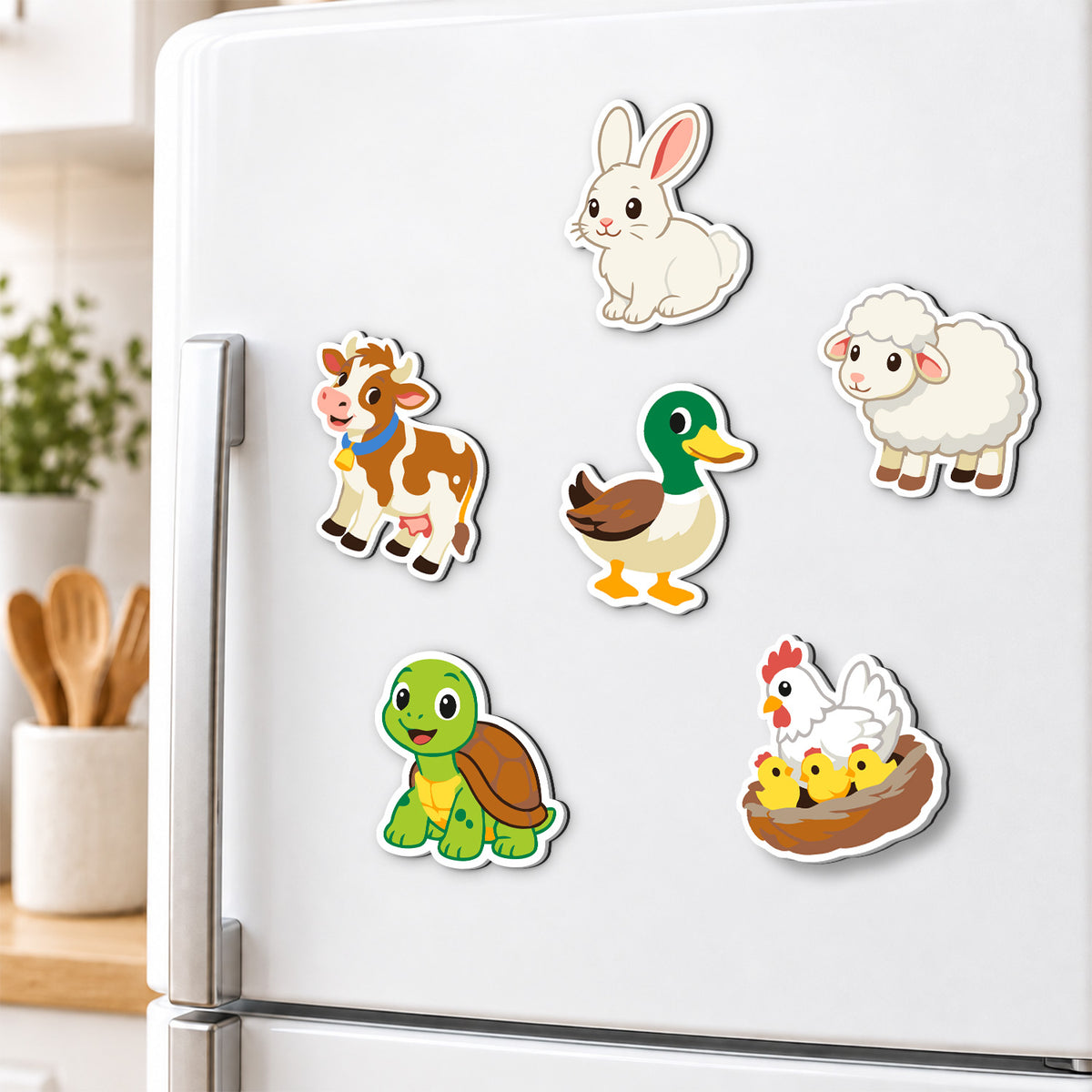 Mallard and Mother Hen Farm fridge magnets – image 3