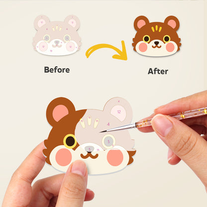 Rosy-Cheeked Zoo Pals fridge magnets – image 2