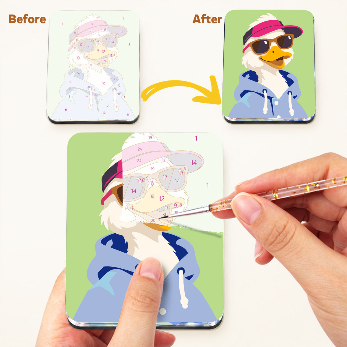 Streetwear Animals in Shades fridge magnets – image 3