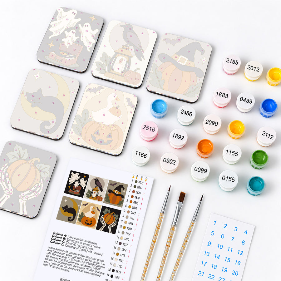 Fridge magnet kit contents
