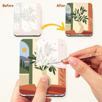 Terracotta Canyons and Cacti fridge magnets – image 3