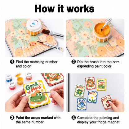 Feel-Good Wavy Mottos fridge magnets – image 3