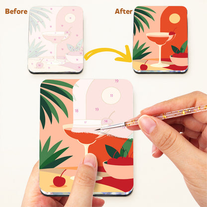 Terrace Cocktails by the Sea fridge magnets – image 3