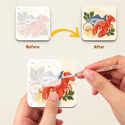 Gourmet Market Still Life fridge magnets – image 3