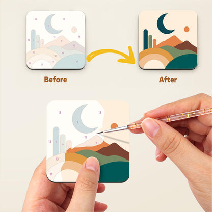 Boho Rainbow and Desert Arch fridge magnets – image 3