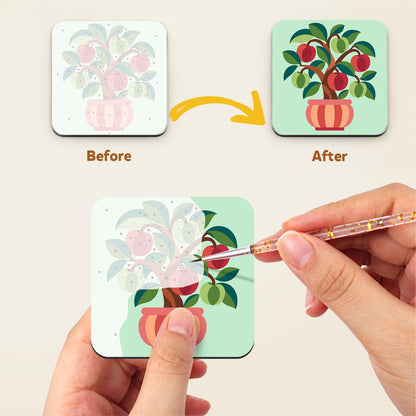 Potted Fruit Tree Garden fridge magnets – image 3