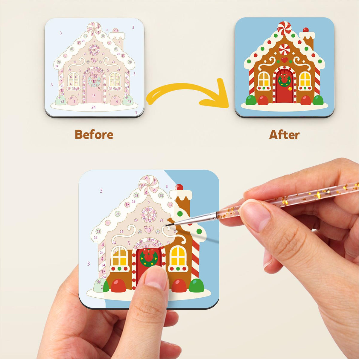 Nutcracker Christmas Classics fridge magnets – image 3