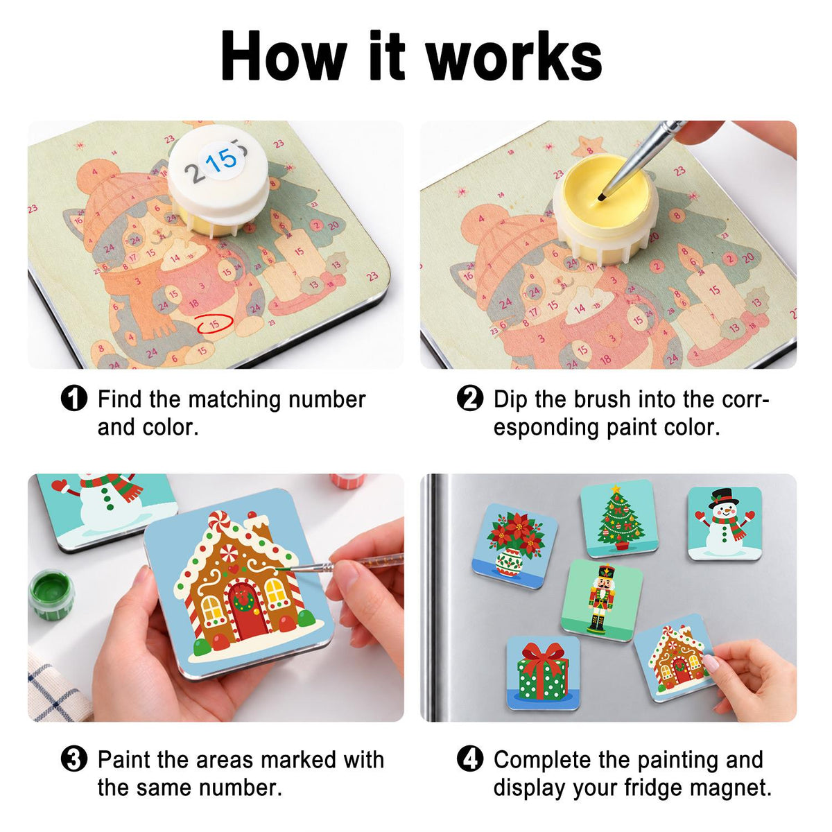 Nutcracker Christmas Classics fridge magnets – image 4
