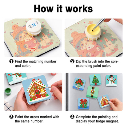 Nutcracker Christmas Classics fridge magnets – image 4