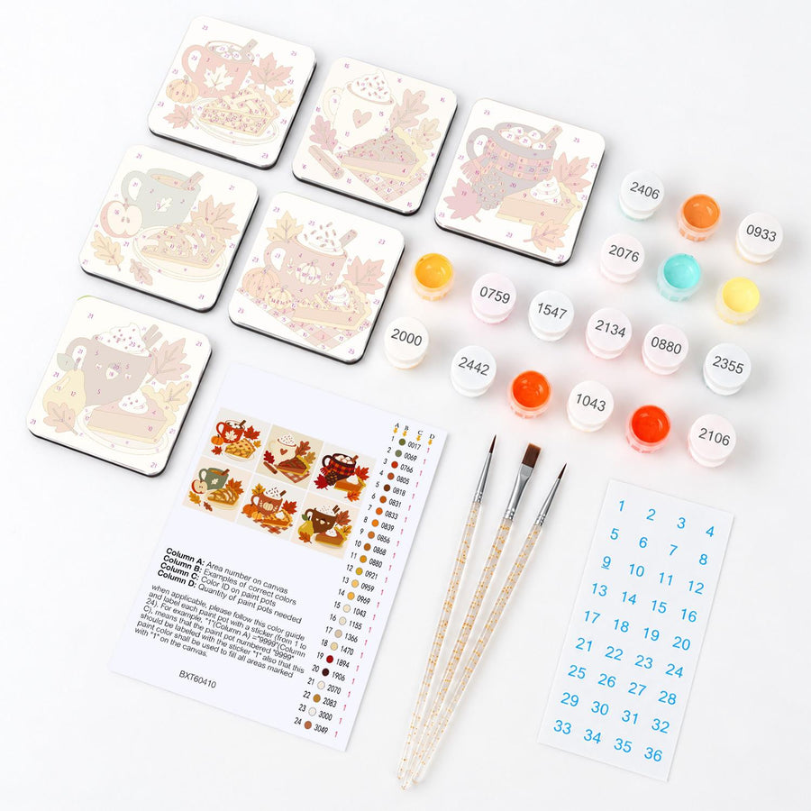 Fridge magnet kit contents