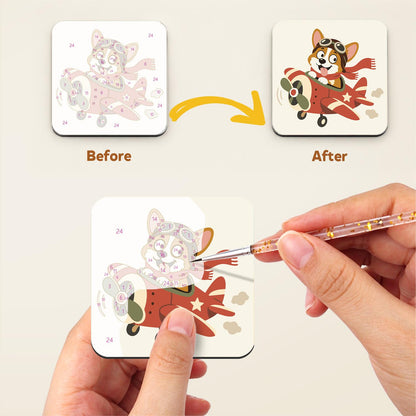 Mischievous Dog Daydreams fridge magnets – image 3