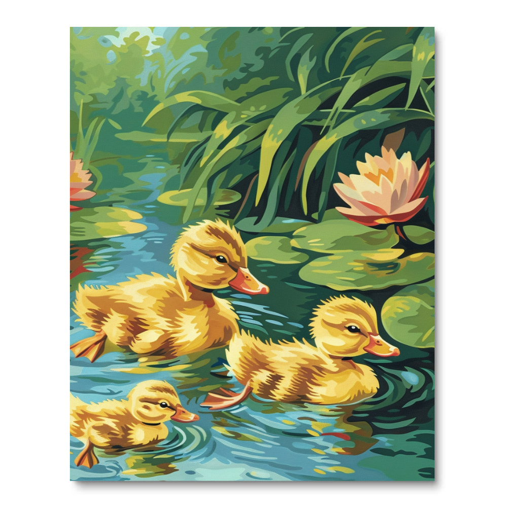 Baby Ducklings II (Diamond Painting) Diamond Painting kit