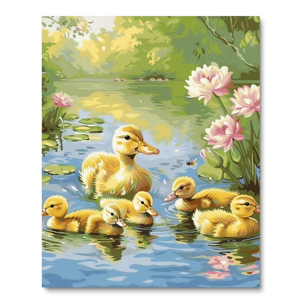 Baby Ducklings III (Diamond Painting) Diamond Painting kit