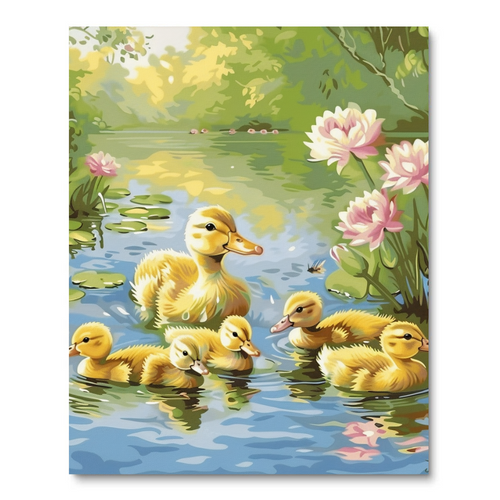 Baby Ducklings III (Diamond Painting) Diamond Painting kit