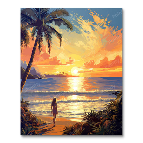 Beach Glow (Diamond Painting) Diamond Painting kit