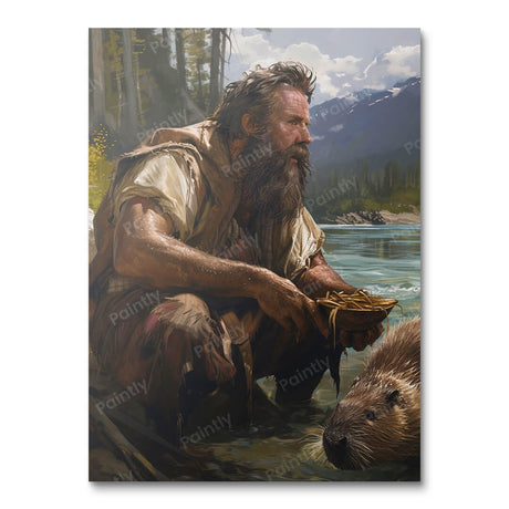 Beaver Heart of Man (Diamond Painting) Diamond Painting kit