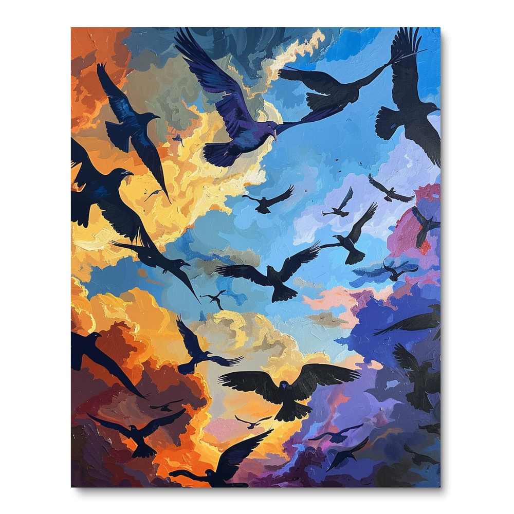 Birds in Motion (Diamond Painting) Diamond Painting kit