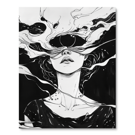 Black & White Brilliance (Diamond Painting) Diamond Painting kit