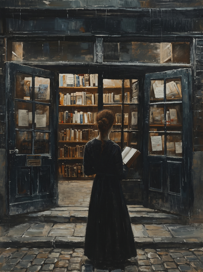 Bookstore Beauty II (Paint by Numbers)