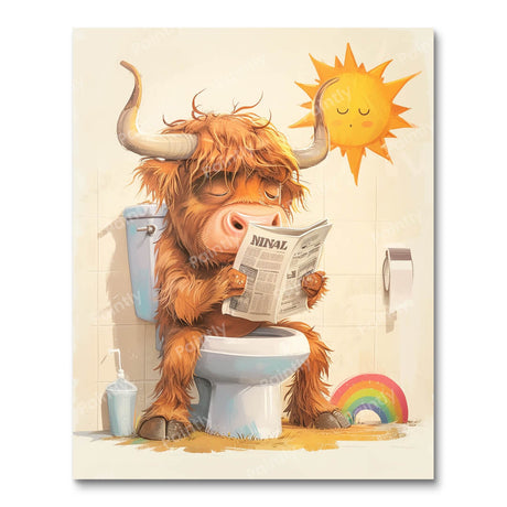 Bovine Break (Diamond Painting) Diamond Painting kit