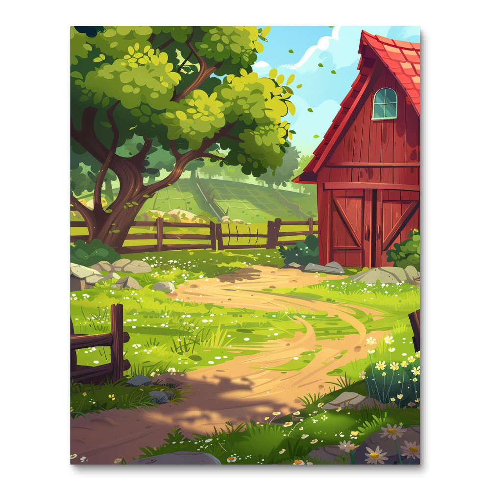 Bright Barnyard Bliss (Diamond Painting) Diamond Painting kit